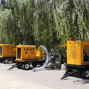 明恒牌柴油機水泵保障城市防汛